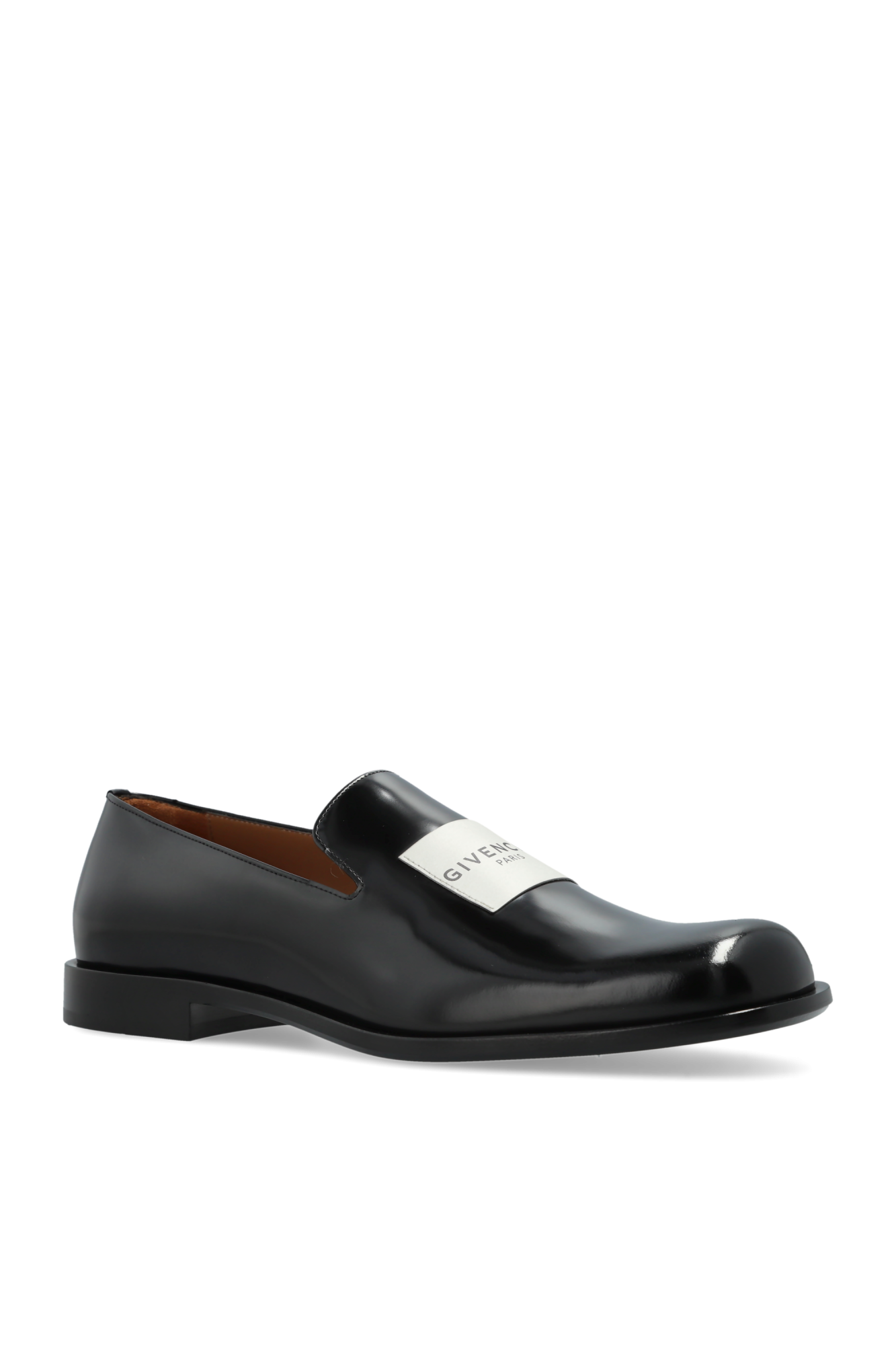 Czarny Skórzane buty z logo Givenchy - Vitkac Polska